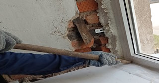 Демонтаж оконных откосов по выгодной цене от 514 руб. в Алексине - Сварной-Лкс